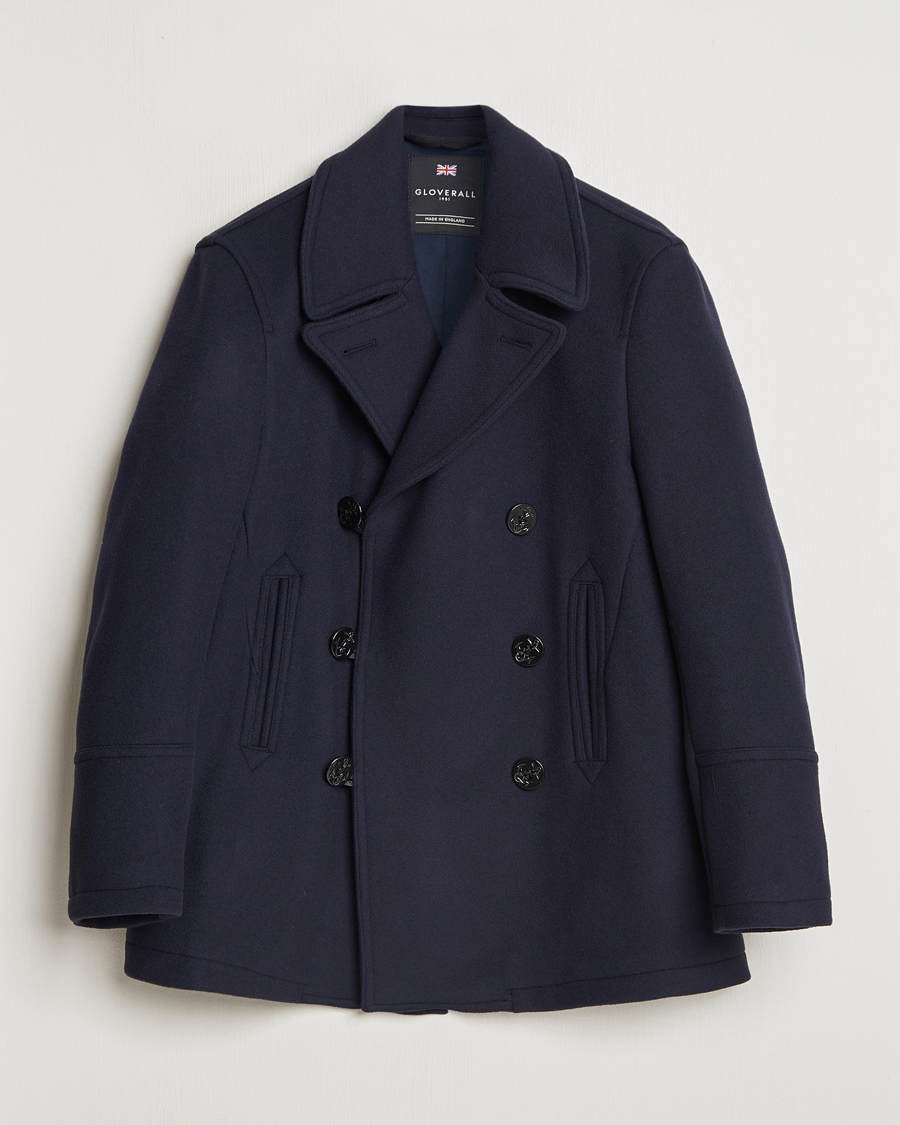 Herre | Jakker | Gloverall | Tennyson Peacoat Navy