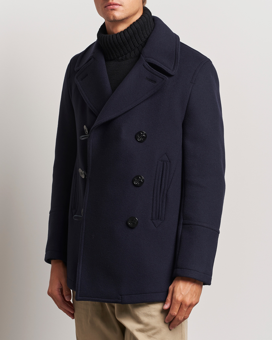 Herre | Jakker | Gloverall | Tennyson Peacoat Navy