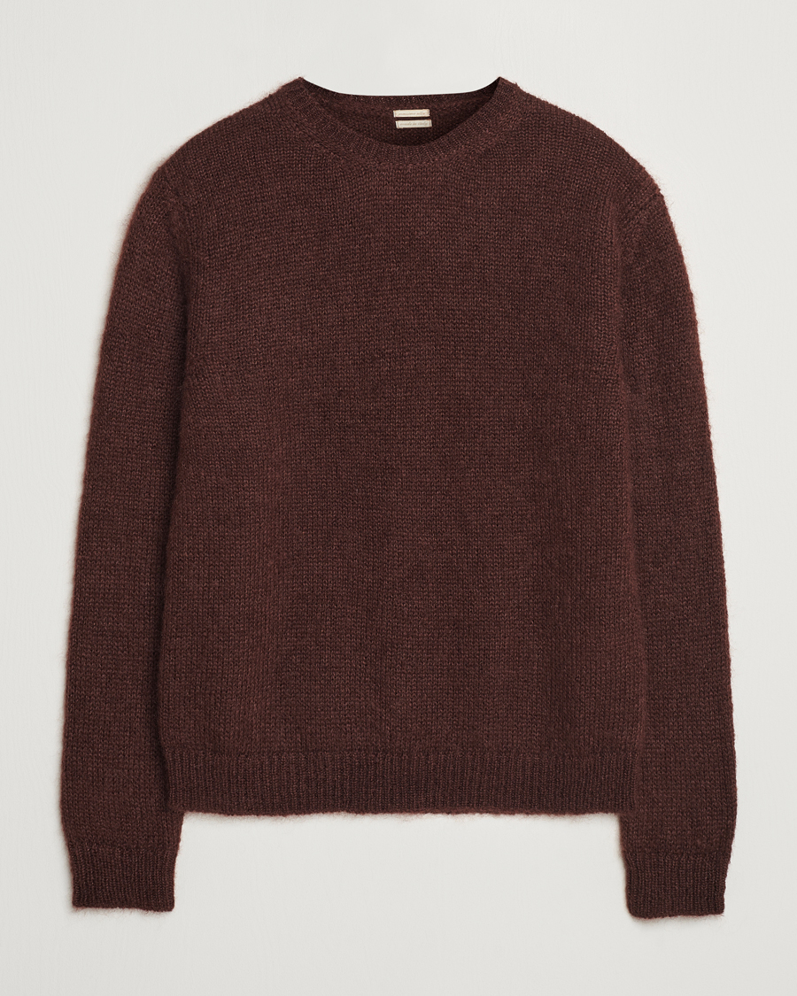 Herre | Gensere | Massimo Alba | Mohair Crew Neck Cocco