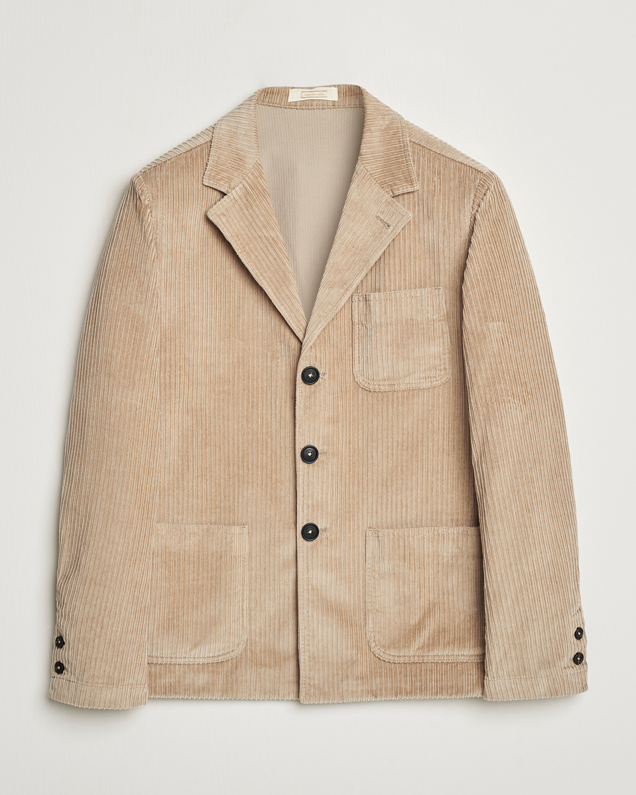 Herre | Jakker | Massimo Alba | Baglietto Wale Corduroy Jacket Beige