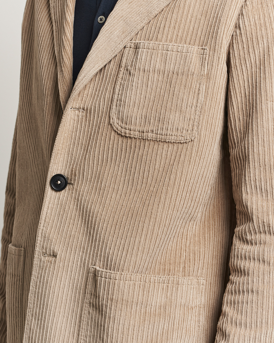 Herre | Jakker | Massimo Alba | Baglietto Wale Corduroy Jacket Beige