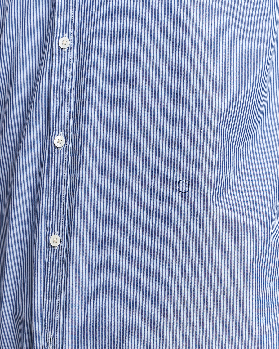 Herre | Skjorter | Massimo Alba | Genova Casual Shirt Blue Stripe