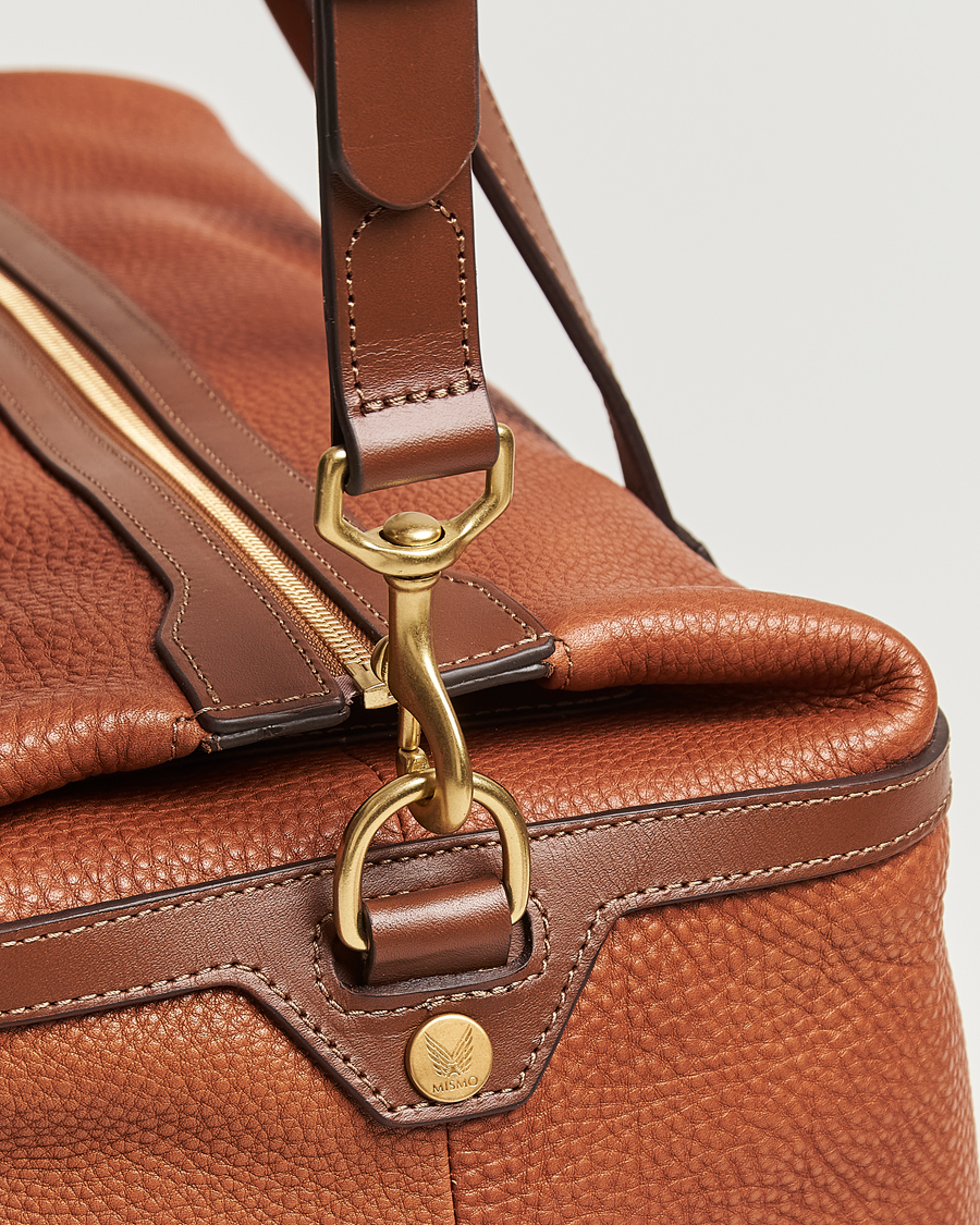 Herre | Vesker | Mismo | Tour Pebbled Leather Weekendbag Tabac/Cuoio