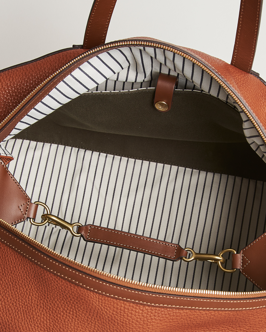 Herre | Vesker | Mismo | Tour Pebbled Leather Weekendbag Tabac/Cuoio