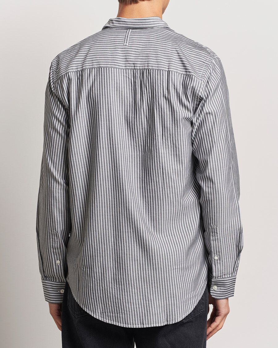 Herre | Skjorter | NN07 | Arne Tencel Striped Shirt Black/White