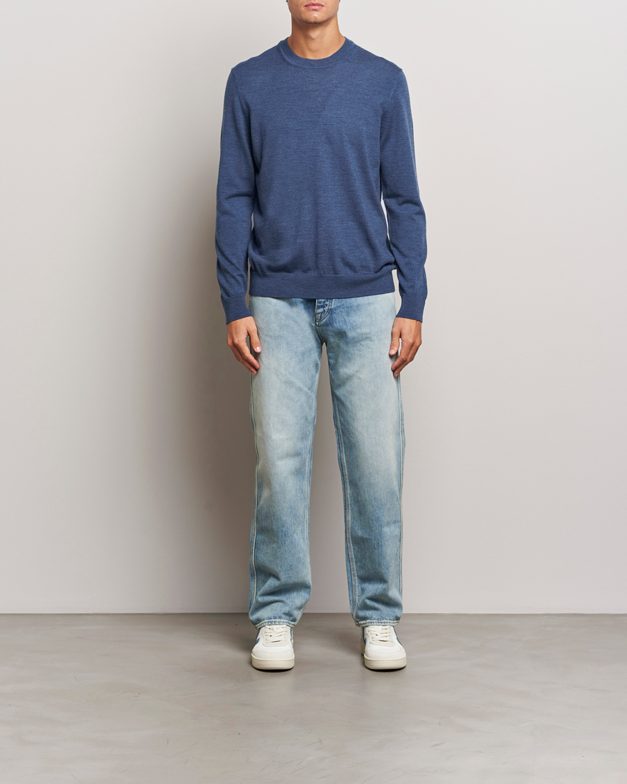 Herre | Gensere | NN07 | Ted Merino Crew Neck Pullover Bering Sea