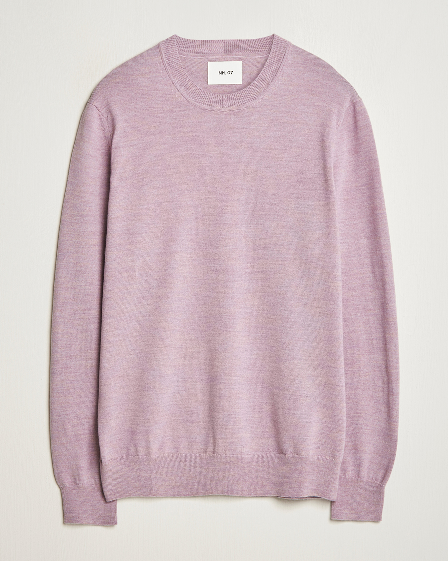 Herre | Gensere | NN07 | Ted Merino Crew Neck Pullover Grape Shake