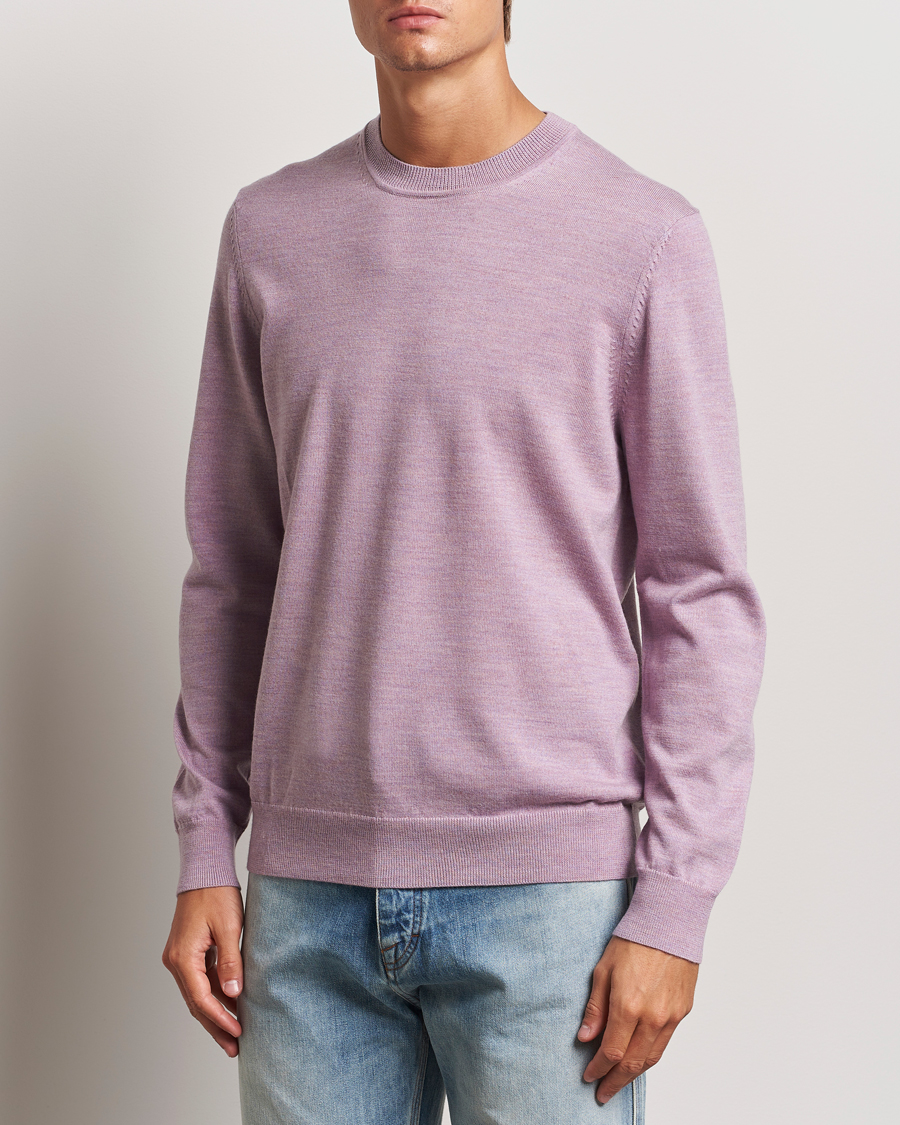 Herre | Gensere | NN07 | Ted Merino Crew Neck Pullover Grape Shake