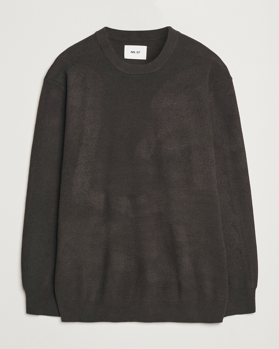 Herre | Gensere | NN07 | Danny Knitted Sweater Dark Army