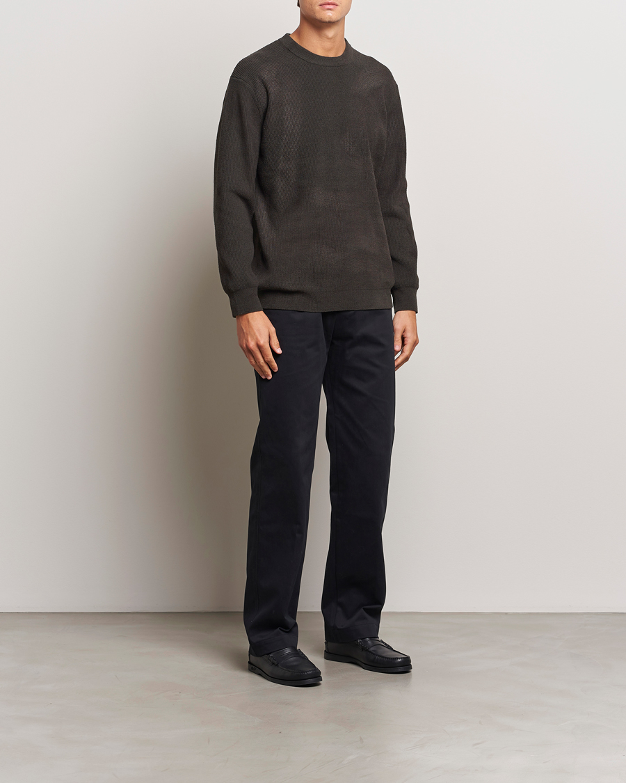 Herre | Gensere | NN07 | Danny Knitted Sweater Dark Army