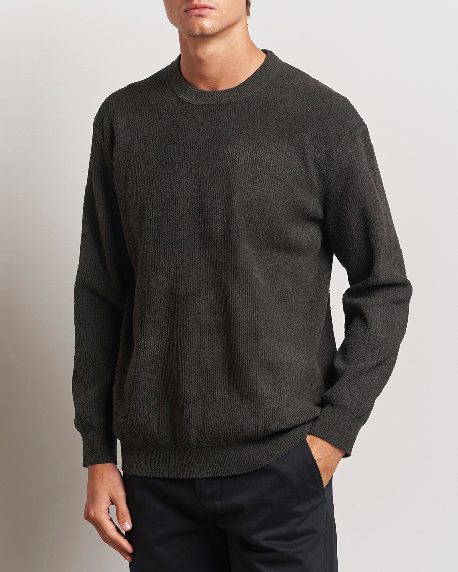 Herre | Gensere | NN07 | Danny Knitted Sweater Dark Army