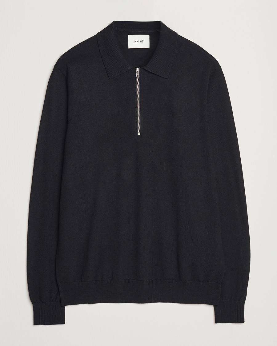 Herre | Gensere | NN07 | Sergio Half Zip Black