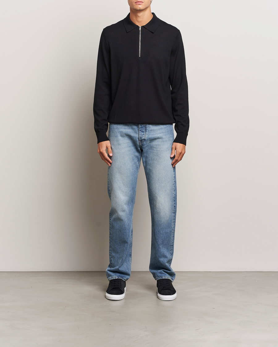 Herre | Gensere | NN07 | Sergio Half Zip Black