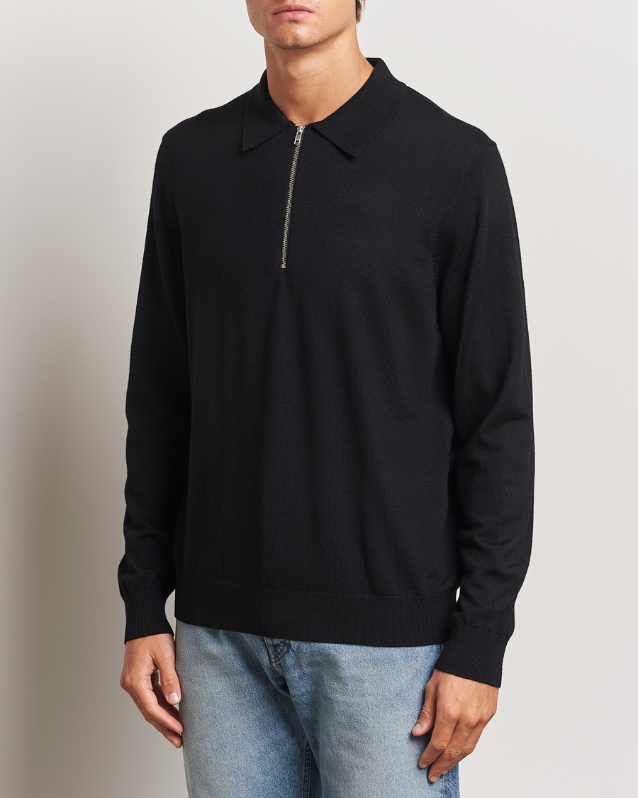Herre | Gensere | NN07 | Sergio Half Zip Black