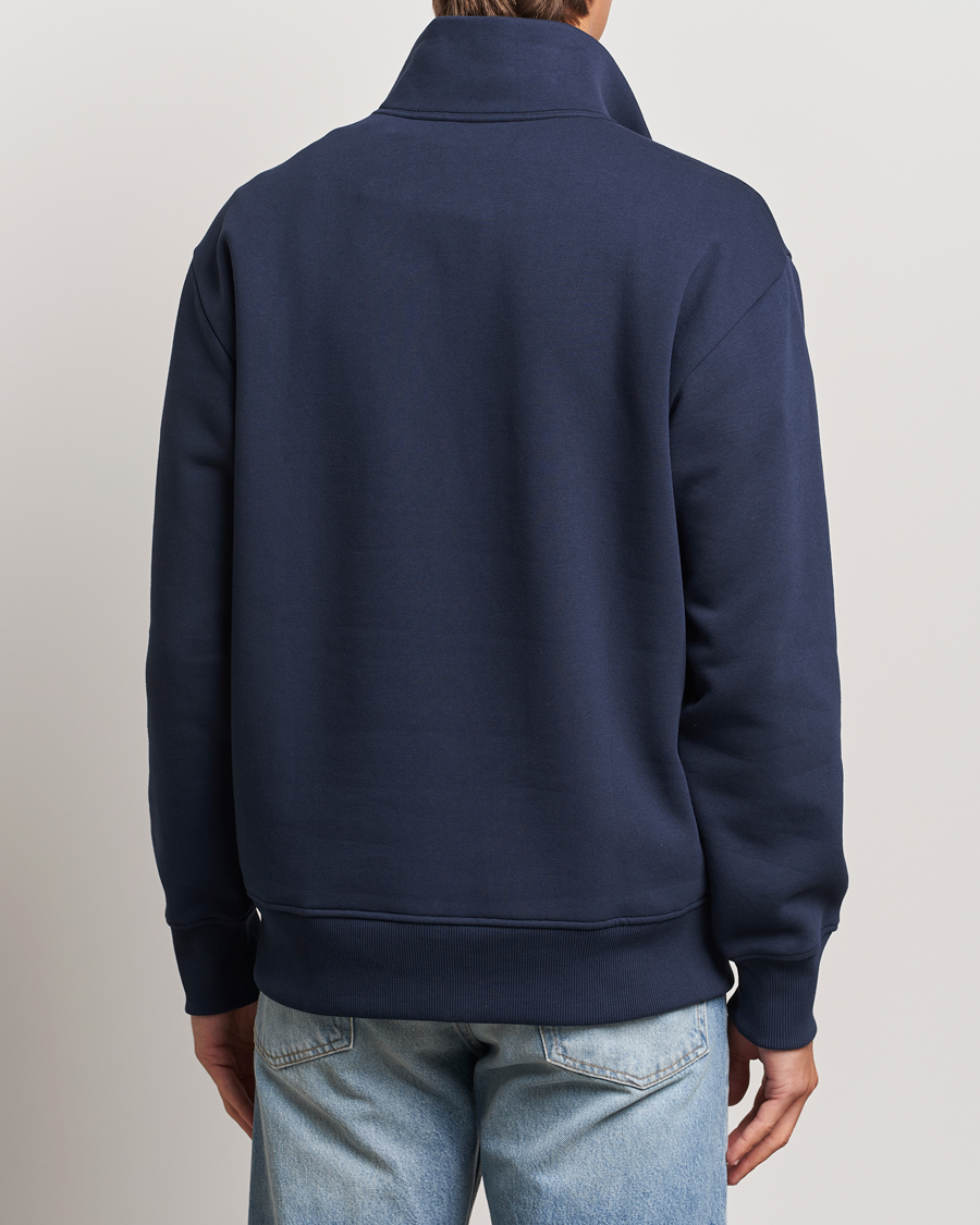 Herre | Gensere | NN07 | Briggs Half Zip Sweatshirt Navy Blue