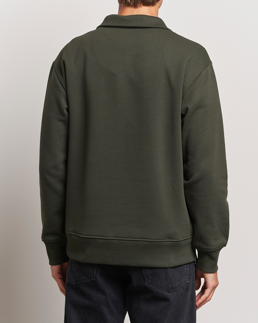 Herre | Gensere | NN07 | Briggs Half Zip Sweatshirt Dark Army