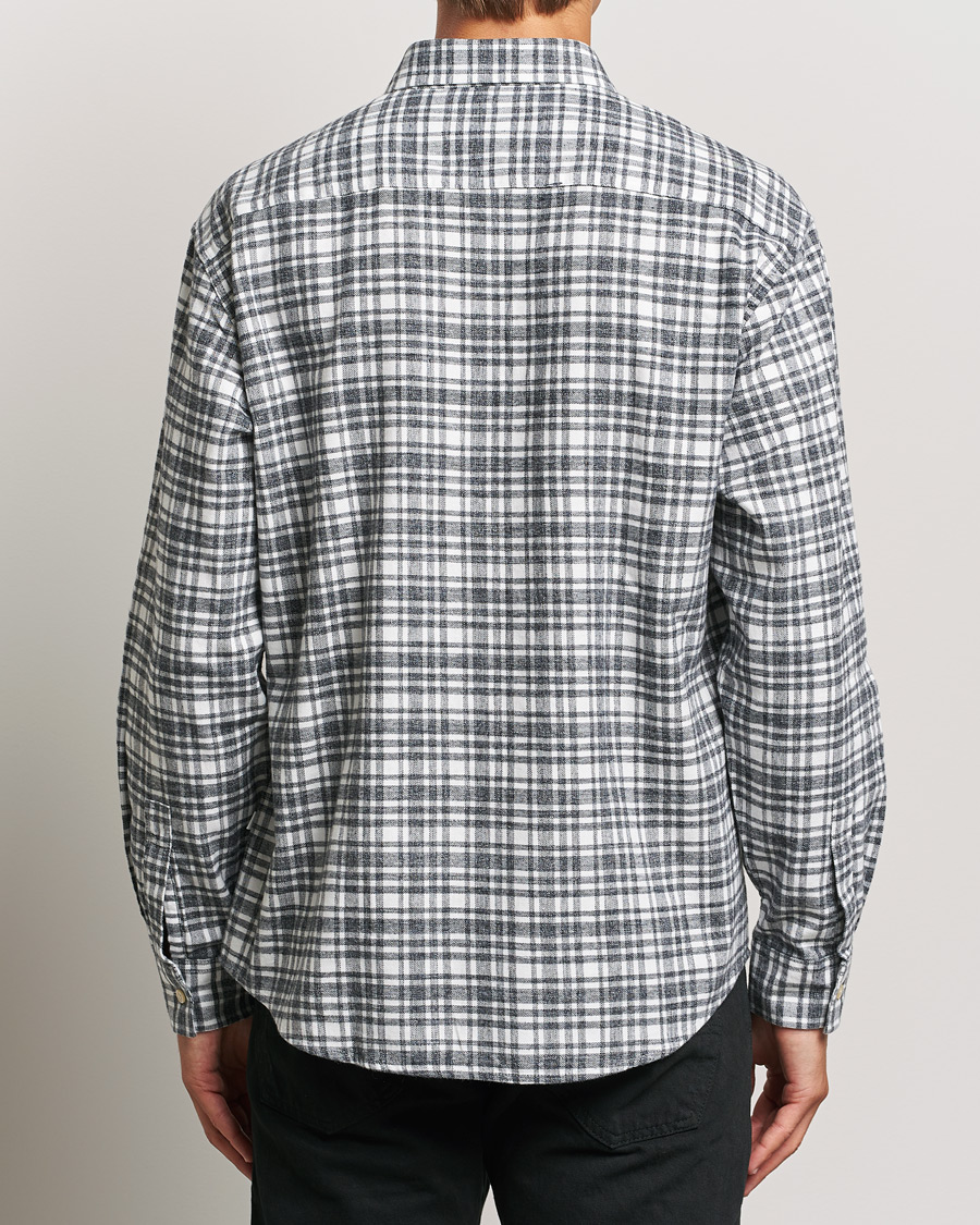 Herre | Skjorter | NN07 | Deon Flannel Shirt Grey/White