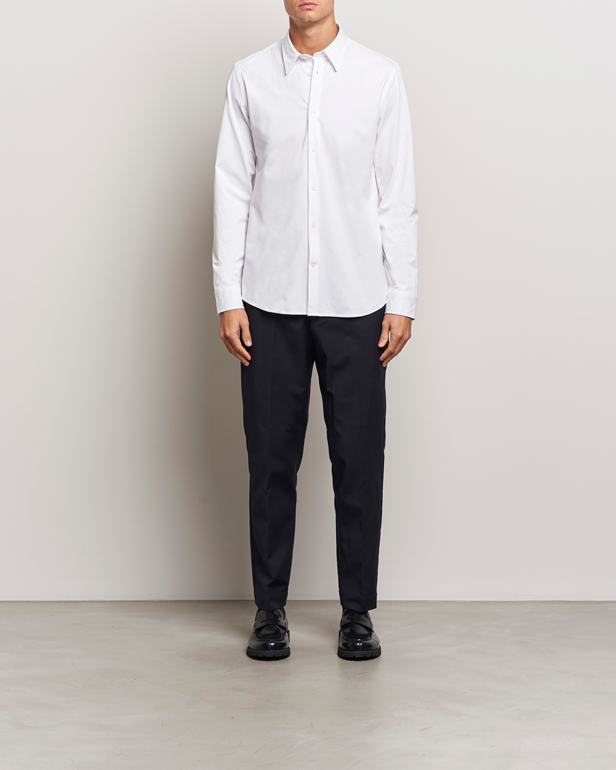 Herre | Skjorter | NN07 | Elian Mercerized Cotton Shirt White