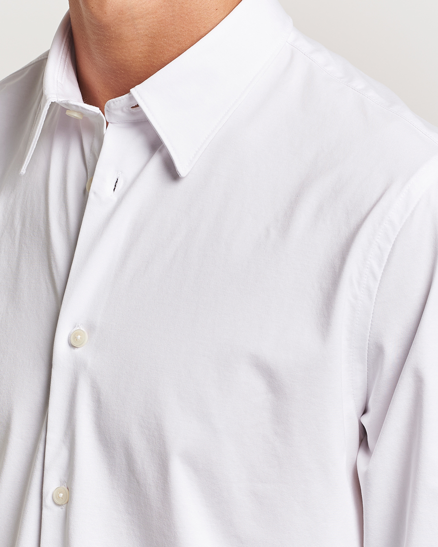 Herre | Skjorter | NN07 | Elian Mercerized Cotton Shirt White