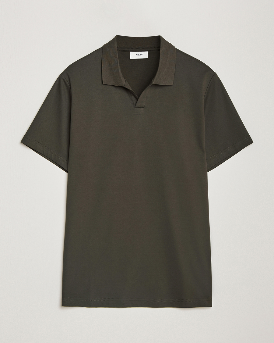 Herre | Pikéer | NN07 | Paul Mercerized Polo Dark Army