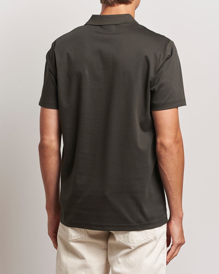 Herre | Pikéer | NN07 | Paul Mercerized Polo Dark Army