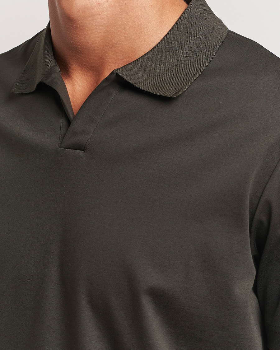 Herre | Pikéer | NN07 | Paul Mercerized Polo Dark Army