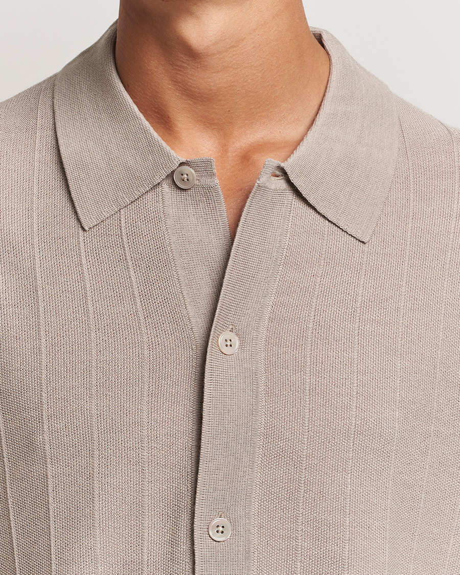 Herre | Gensere | NN07 | Thor Knitted Cardigan Greige