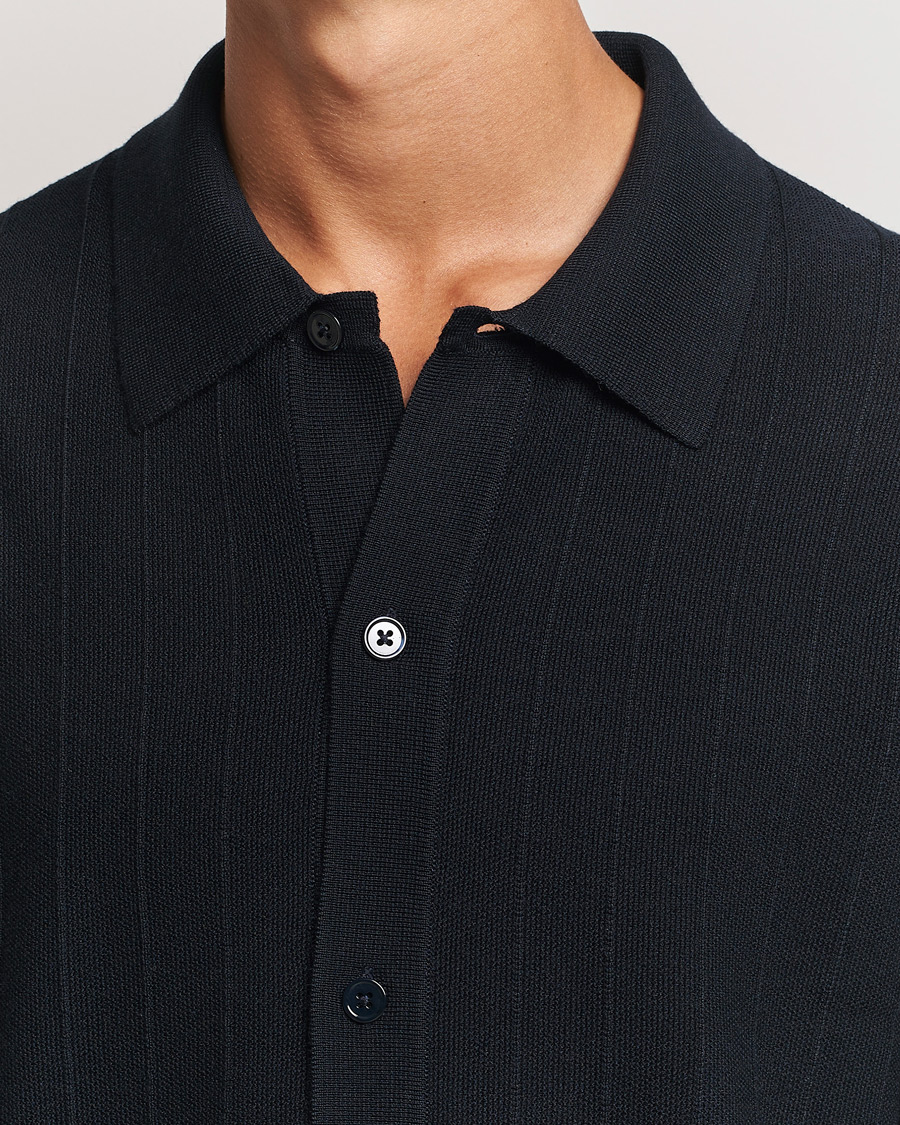 Herre | Gensere | NN07 | Thor Knitted Cardigan Navy Blue