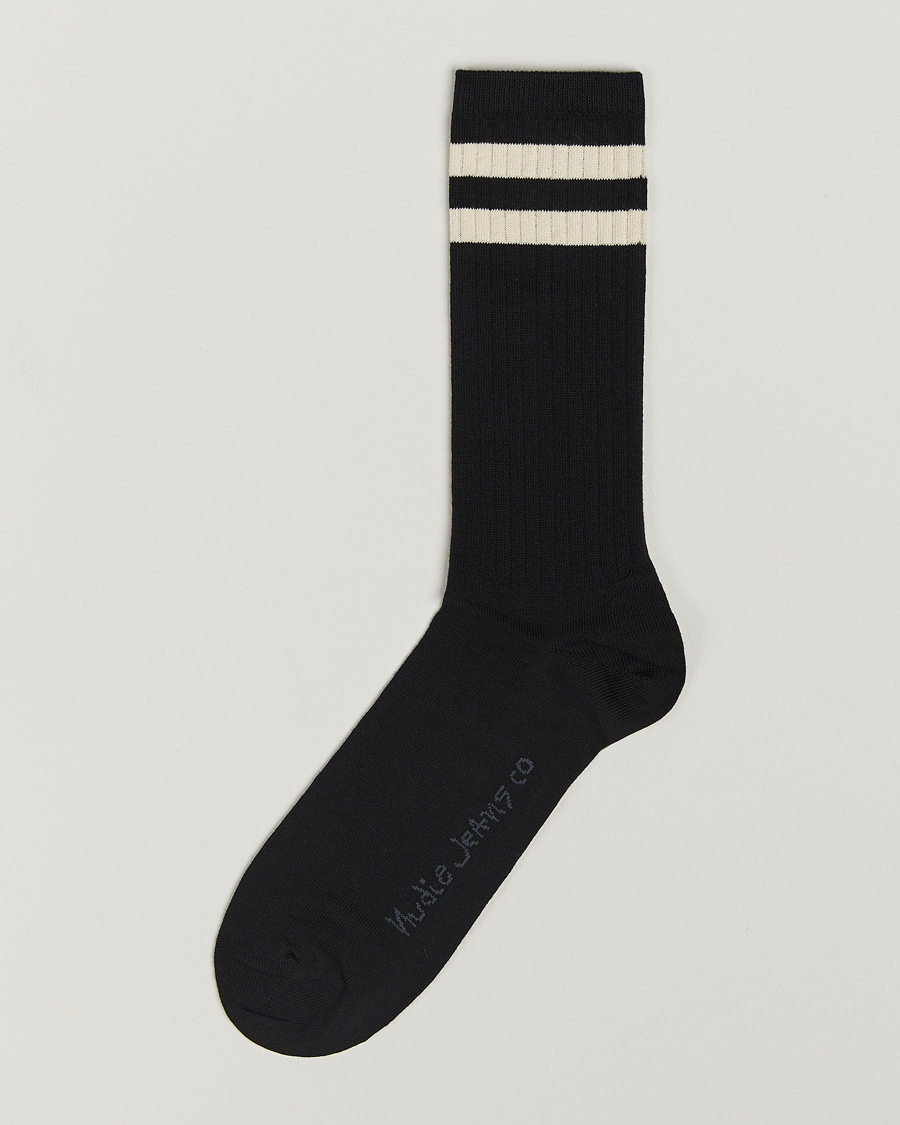 Herre | Undertøy | Nudie Jeans | Amundsson Tennis Socks Black/White