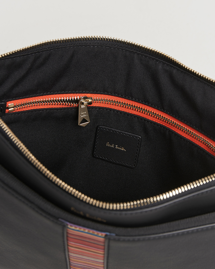 Herre | Paul Smith Leather Stripe Document Case Black | Paul Smith | Leather Stripe Document Case Black