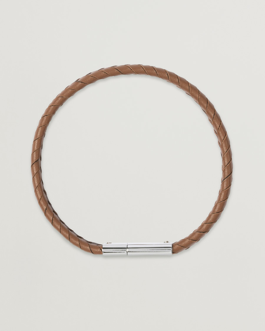 Herre | Paul Smith Two Tone Leather Bracelet Brown | Paul Smith | Two Tone Leather Bracelet Brown