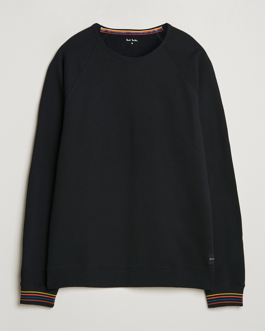 Herre | Gensere | Paul Smith | Artist Rib Crew Neck Sweatshirt Black