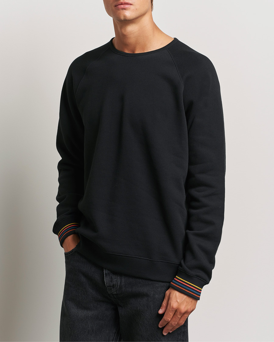 Herre | Gensere | Paul Smith | Artist Rib Crew Neck Sweatshirt Black