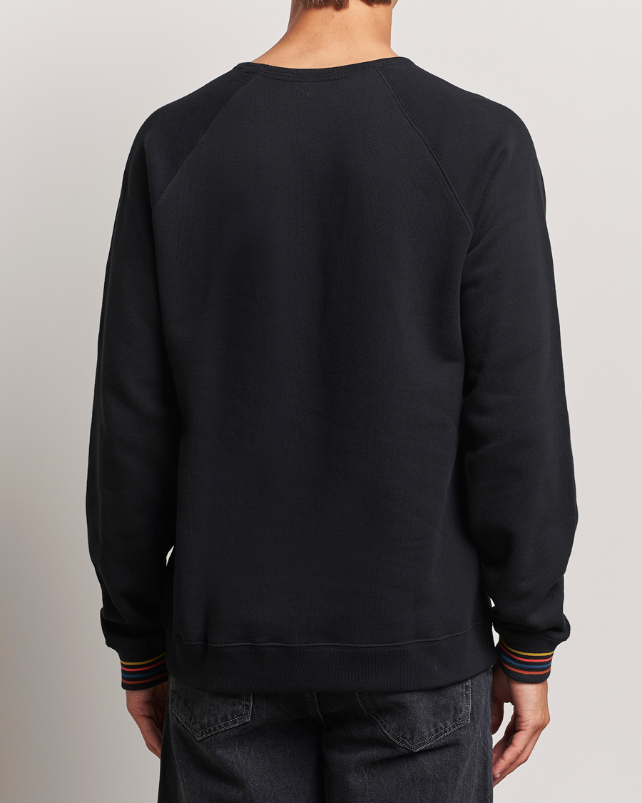 Herre | Gensere | Paul Smith | Artist Rib Crew Neck Sweatshirt Black