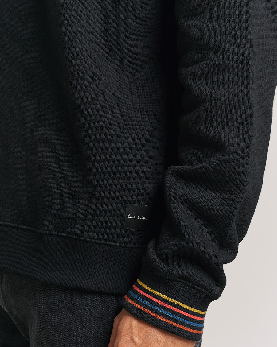 Herre | Gensere | Paul Smith | Artist Rib Crew Neck Sweatshirt Black