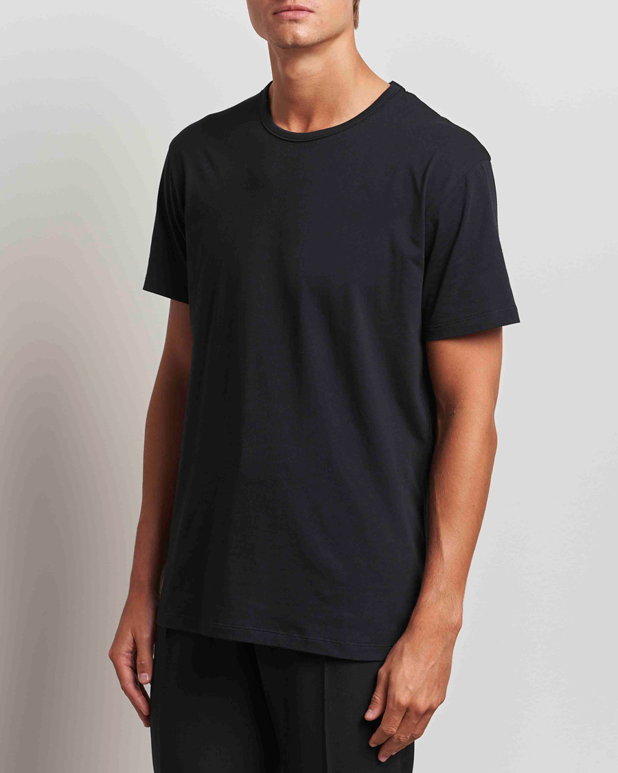 Herre | T-Shirts | Paul Smith | Artist Rib Crew Neck T-Shirt Black