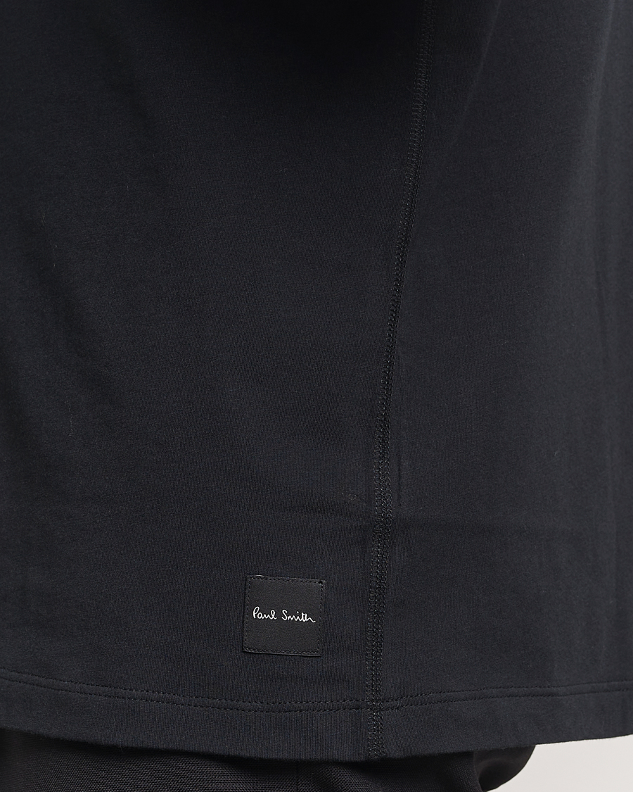 Herre | T-Shirts | Paul Smith | Artist Rib Crew Neck T-Shirt Black