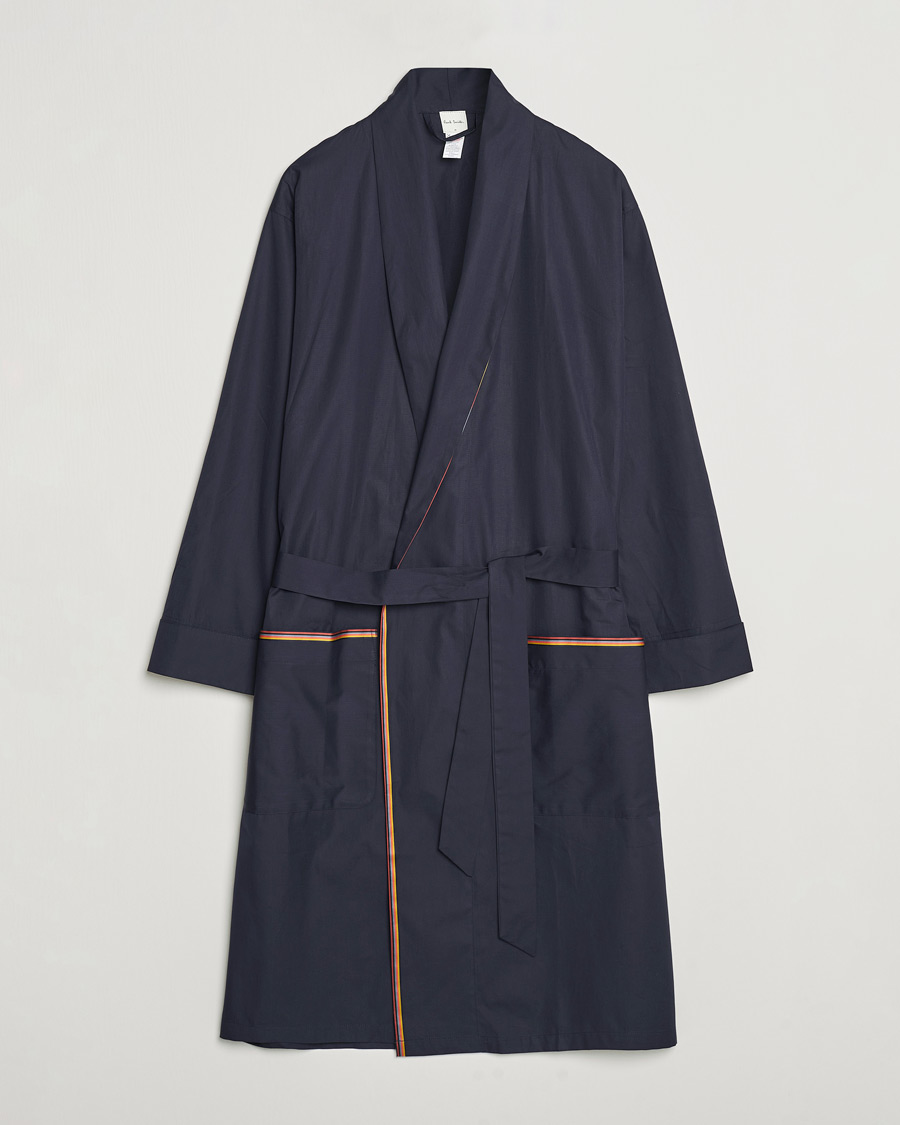 Herre | Paul Smith Stripe Cotton Gown Navy | Paul Smith | Stripe Cotton Gown Navy
