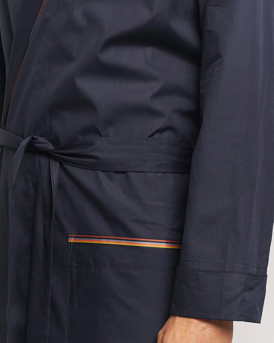 Herre | Paul Smith Stripe Cotton Gown Navy | Paul Smith | Stripe Cotton Gown Navy
