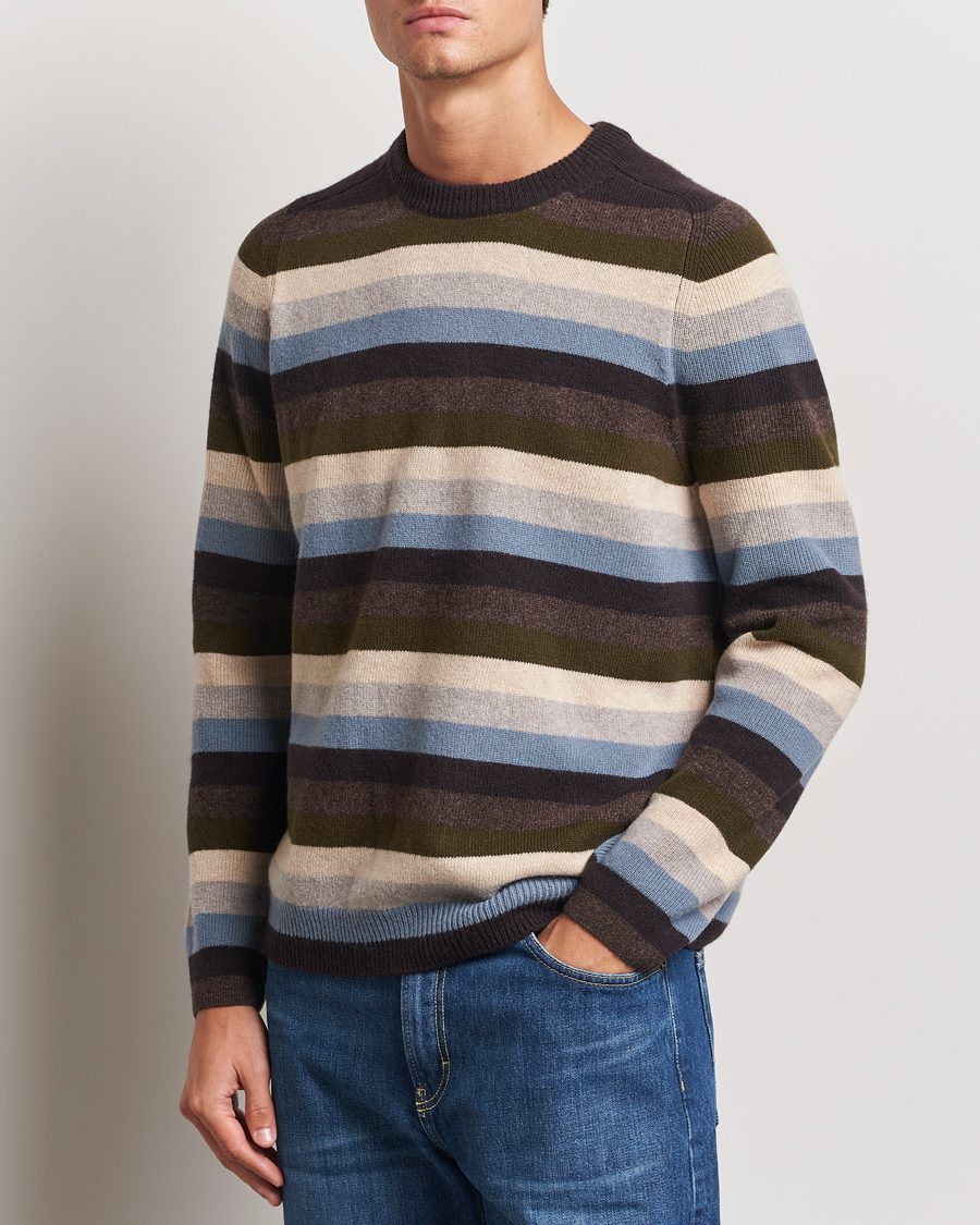 Herre | Gensere | Paul Smith | Striped Lambswool Knitted Sweater Multi
