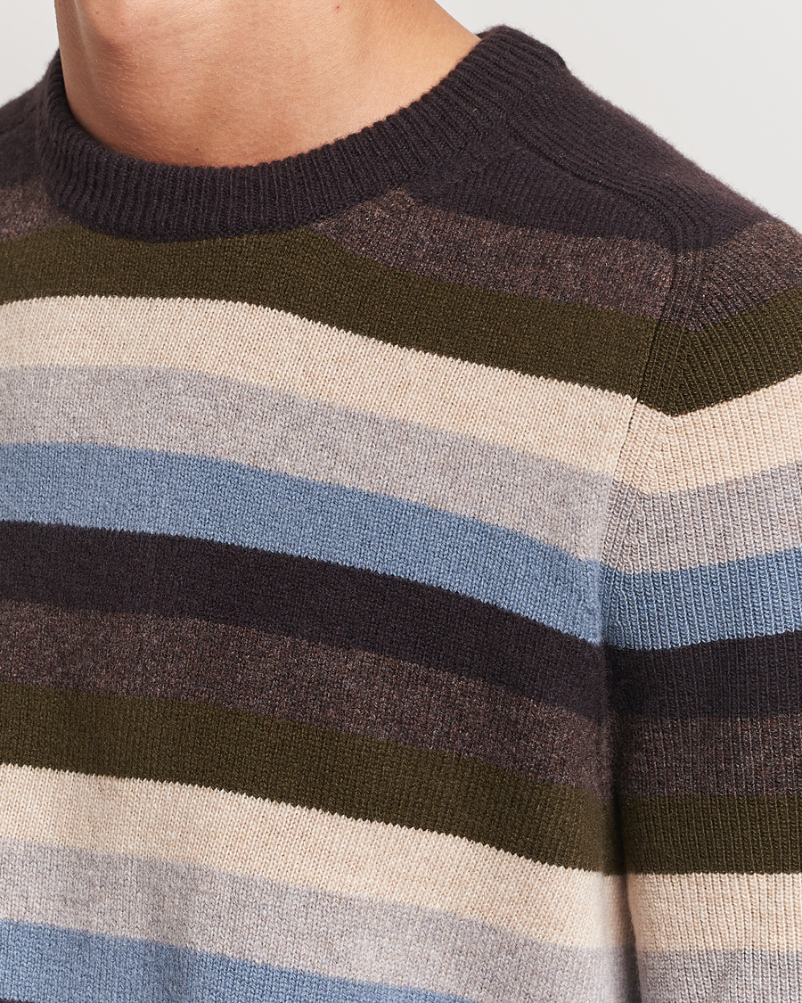 Herre | Gensere | Paul Smith | Striped Lambswool Knitted Sweater Multi