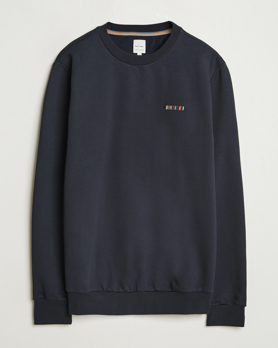 Herre | Gensere | Paul Smith | Embroidery Crew Neck Sweatshirt Navy