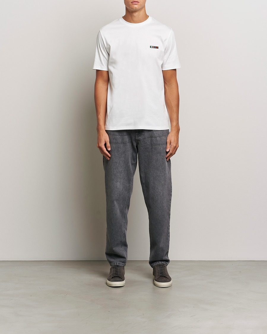 Herre | T-Shirts | Paul Smith | Embroidery Crew Neck T-Shirt White