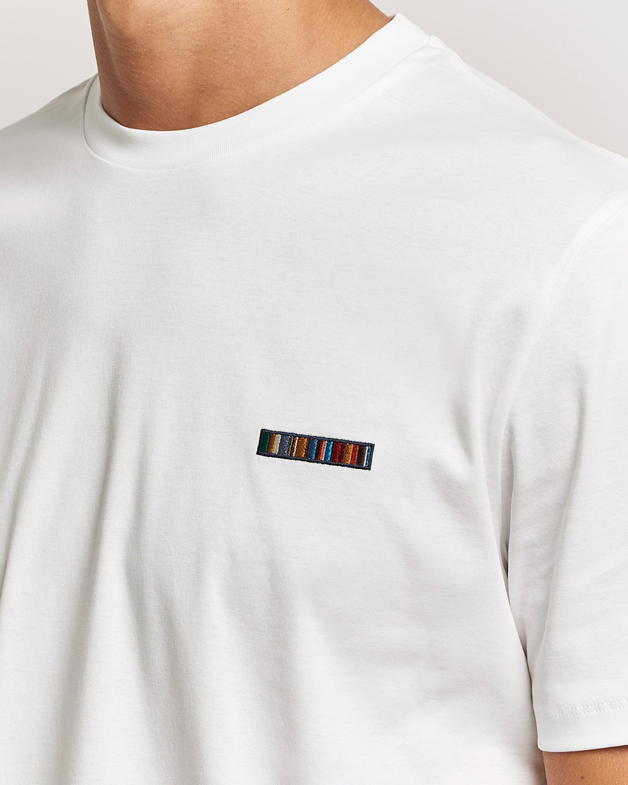 Herre | T-Shirts | Paul Smith | Embroidery Crew Neck T-Shirt White