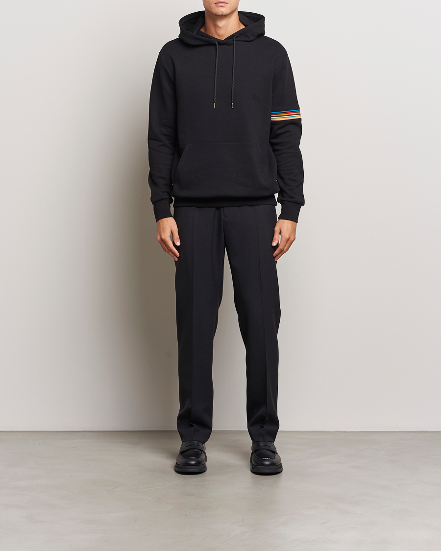 Herre | Gensere | Paul Smith | Striped Arm Hoodie Black