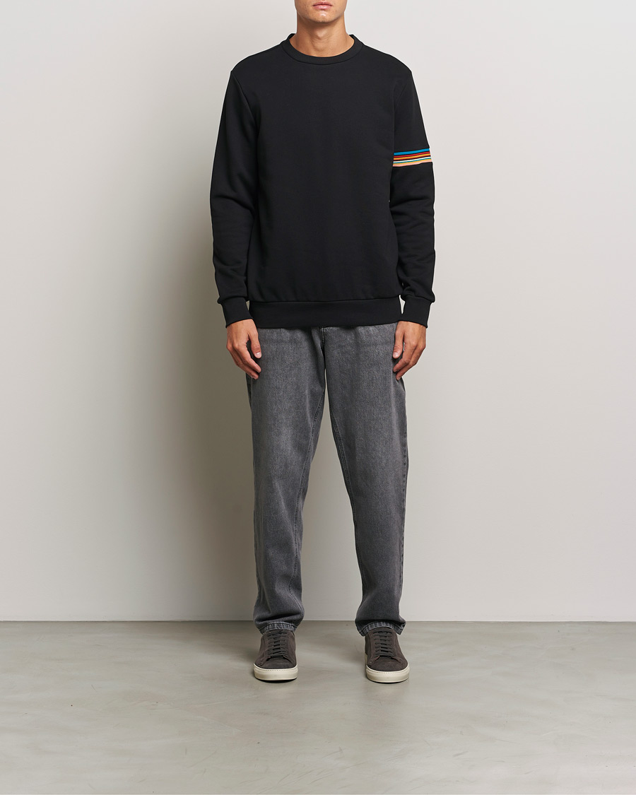 Herre | Gensere | Paul Smith | Striped Arm Sweatshirt Black