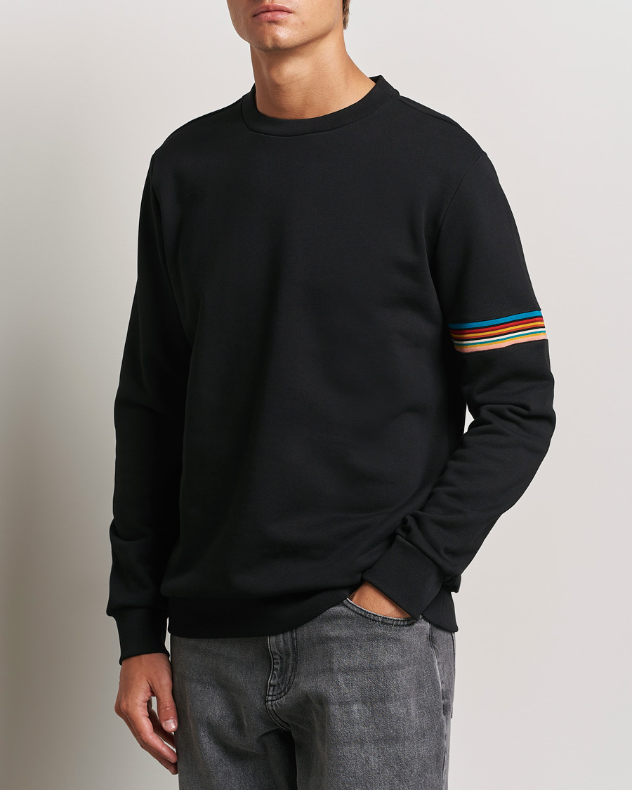 Herre | Gensere | Paul Smith | Striped Arm Sweatshirt Black