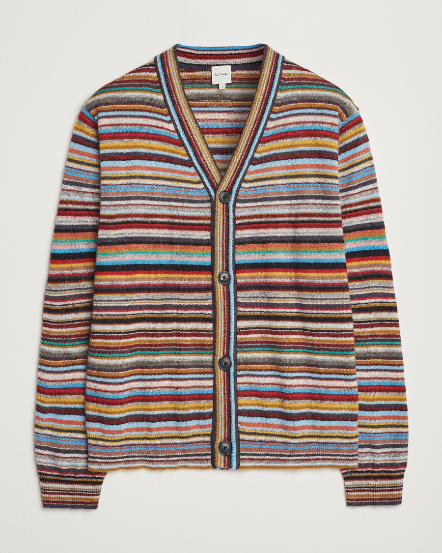 Herre | Gensere | Paul Smith | Striped Wool Cardigan Multi