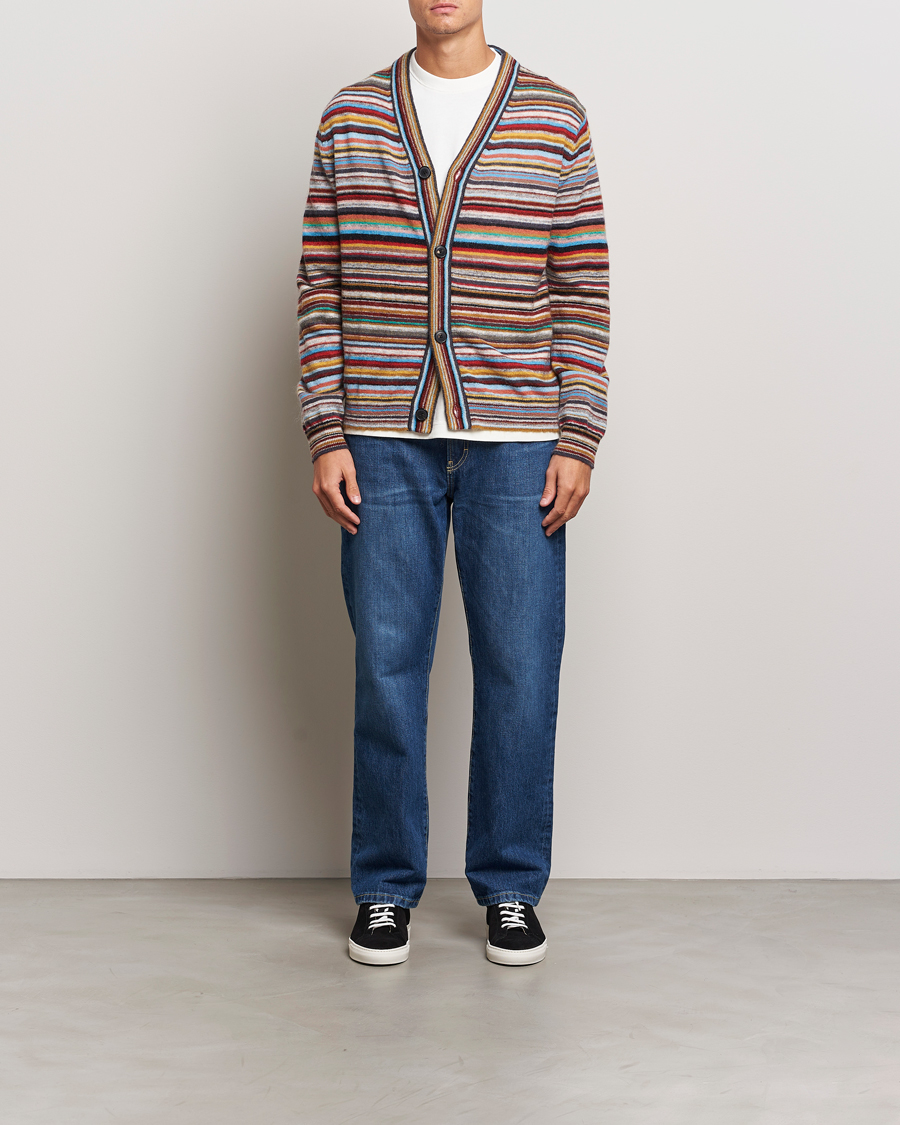 Herre | Gensere | Paul Smith | Striped Wool Cardigan Multi