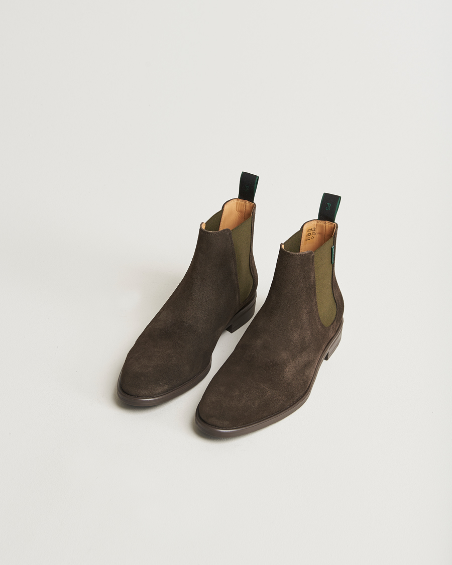 Herre | PS Paul Smith Cedric Suede Chelsea Boot Dark Brown | PS Paul Smith | Cedric Suede Chelsea Boot Dark Brown